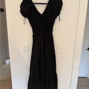 Abercrombie Black Tiered Dress